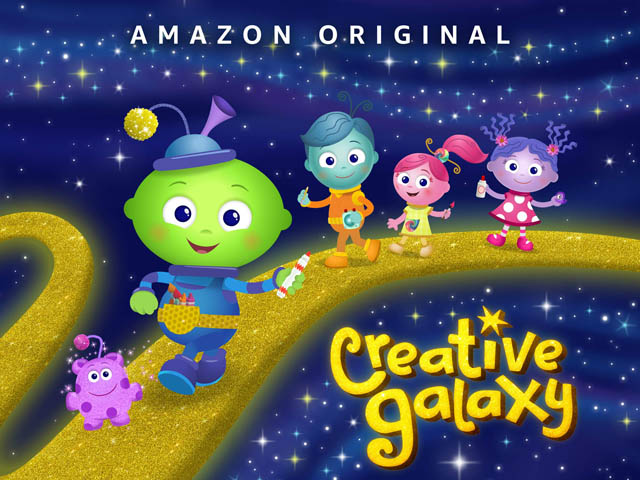 کارتون کهکشان نابغه ها (Creative Galaxy)، مناسب برای پرورش خلاقیت کودکان.