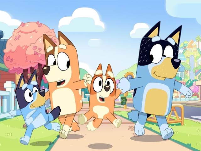 کاراکترهای اصلی انیمیشن bluey، خانواده بلویی هستند.