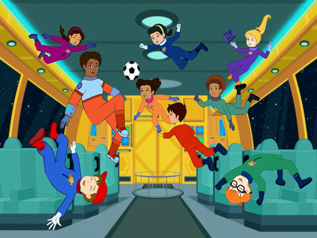 انیمیشن سفرهای علمی مفاهیم علمی را به روشی سرگرم کننده، تخیلی و جذاب با کودکان آموزش می دهد.