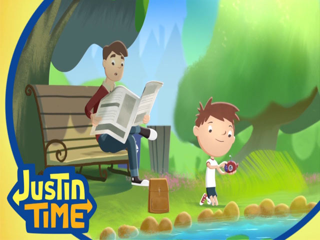 حضور والدین جاستین در هر قسمت یکی از نکات مثبت این انیمیشن است.