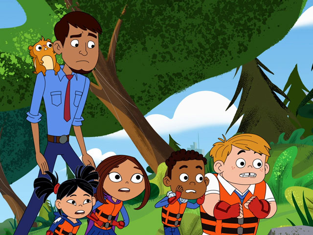 پرورش کودک دوزبانه با با انیمیشن دبستان قهرمانان Hero Elementary