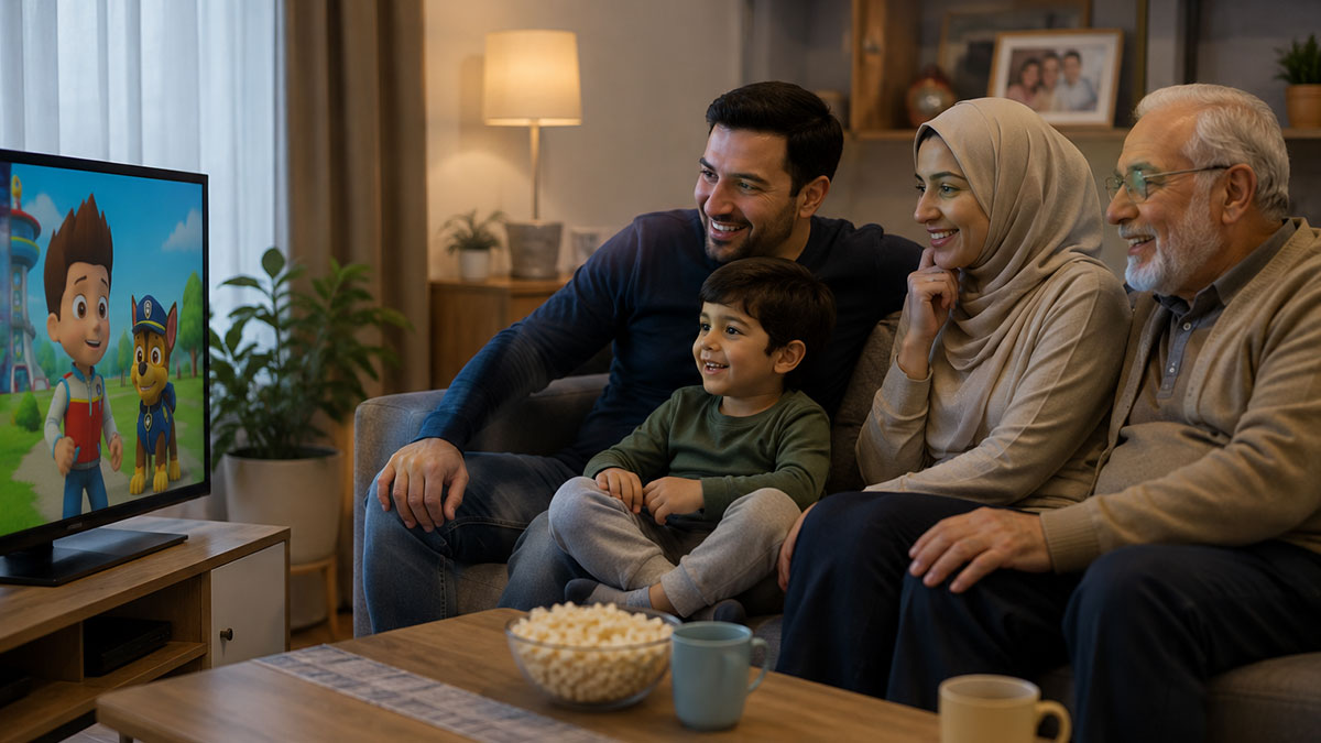 آیا کارتون انگلیسی باعث تأخیر گفتاری کودک می‌شود؟