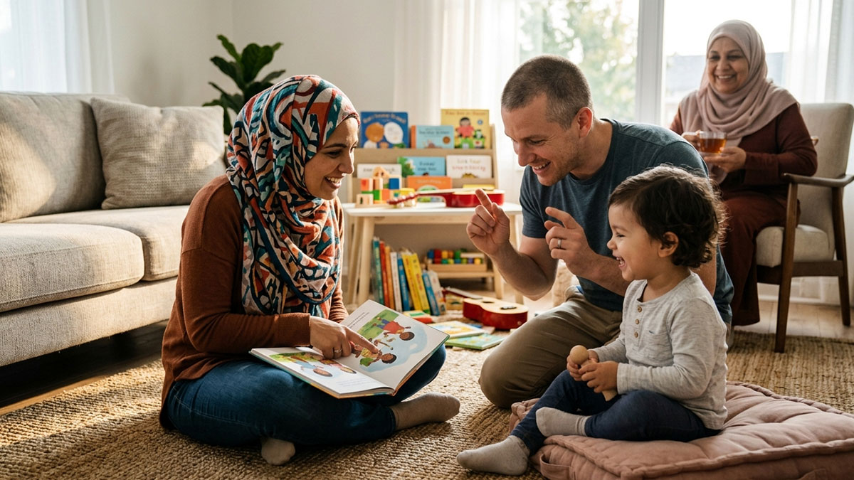 چگونه به رشد گفتار کودک دوزبانه کمک کنیم؟