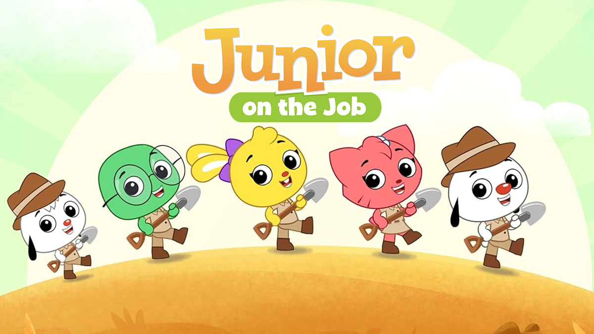 کارتون انگلیسی junior on the job