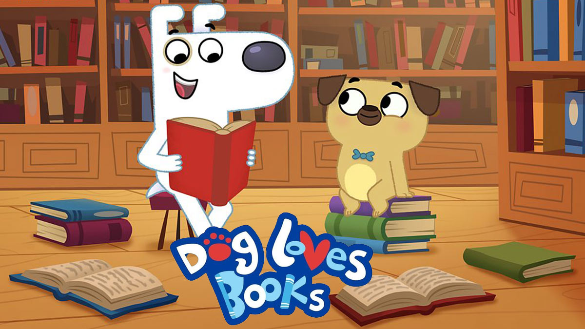 کارتون Dog Loves Books (داگ کتاب دوست داره) 