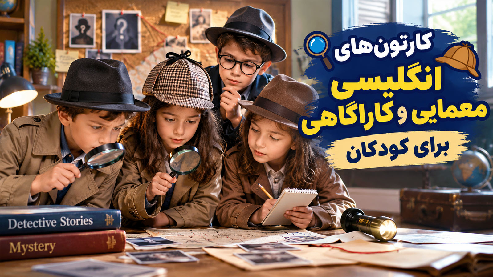 کارتون‌های انگلیسی معمایی و کارآگاهی برای کودکان