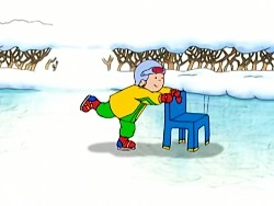 Caillou Learns to Skate