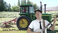 Tractor Song for Children with Blippi