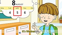 [Day] What day is it today? It's Wednesday. Easy Dialogue - English video for Kids