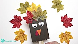 How to Make a Popsicle Stick Turkey