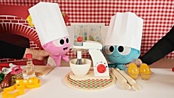 Pretend Play Cooking Pizza - Learn Fruits Vegetables