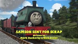 Samson Sent for Scrap