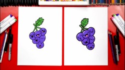 How To Draw Funny Grapes