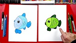 How To Draw A Cartoon Fish