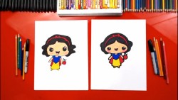 How To Draw Cute Snow White Kawaii