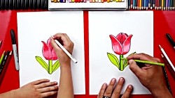 How To Draw The Tulip Emoji