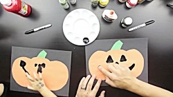 Pumpkin Finger Painting Just For Little Kids