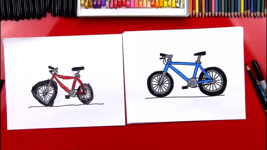 How To Draw A Bike