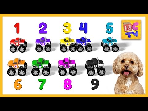 Counting Monster Trucks Part 1 - 1 to 10