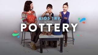 Kids Try Making Pottery with a Potter