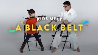 Kids Meet a Black Belt