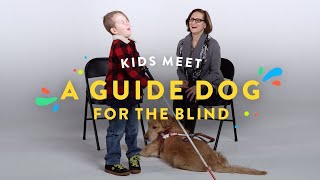 Kids Meet a Guide Dog for the Blind