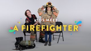 Kids Meet a Fire Fighter