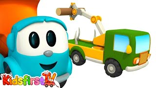 28- The logging truck for kids.