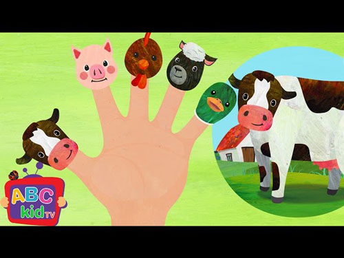 Finger Family Farm Animals