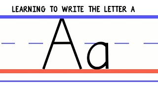 Write the Letter A