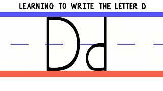 Write the Letter D