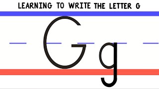 Write the Letter G