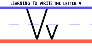 Write the Letter V