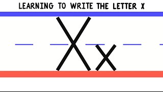 Write the Letter X