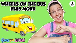 Wheels On The Bus + More Nursery Rhymes & Kids Songs