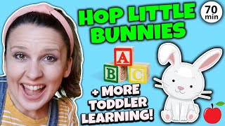 Hop Little Bunnies with Ms Rachel + More Nursery Rhymes