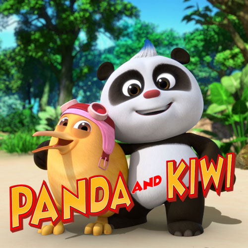 Panda and Kiwi