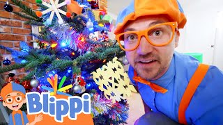 Blippi Decorates The Christmas Tree