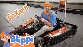 Blippi Explores A Go Kart