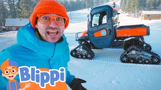 Blippi Visits A Ski Hill