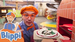 Blippi Visits a Kids Museum! Learning Jobs & Careers For Kids