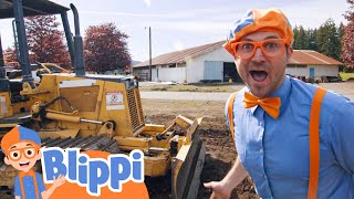 Blippi Explores Construction Vehicles Part 1