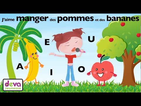 Ep19-J'aime manger des pommes et des bananes