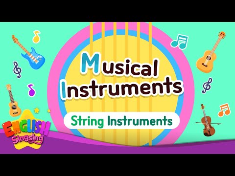 Kids vocabulary - Musical instruments _ String Instruments