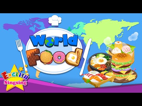 Kids vocabulary - World food