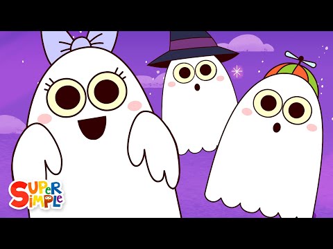 Six Little Ghosts - Halloween Song for Kids