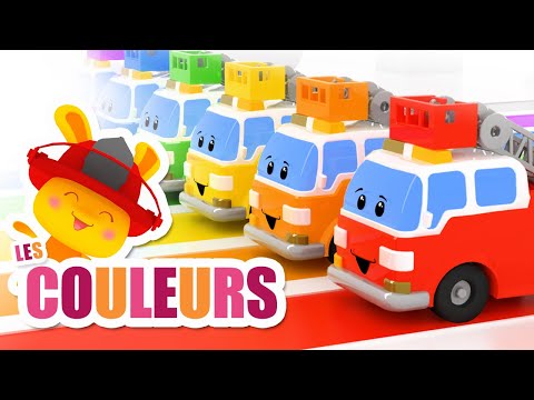 Camions de pompiers - LES COULEURS - Titounis