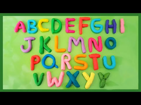 Apprendre l'alphabet avec la pâte à modeler - Titounis