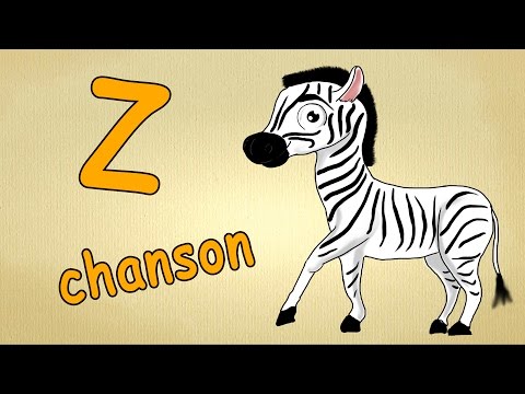 Lettre Z français pour enfants