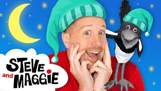 Steve and Maggie Bedtime Routine Funny Story for Kids